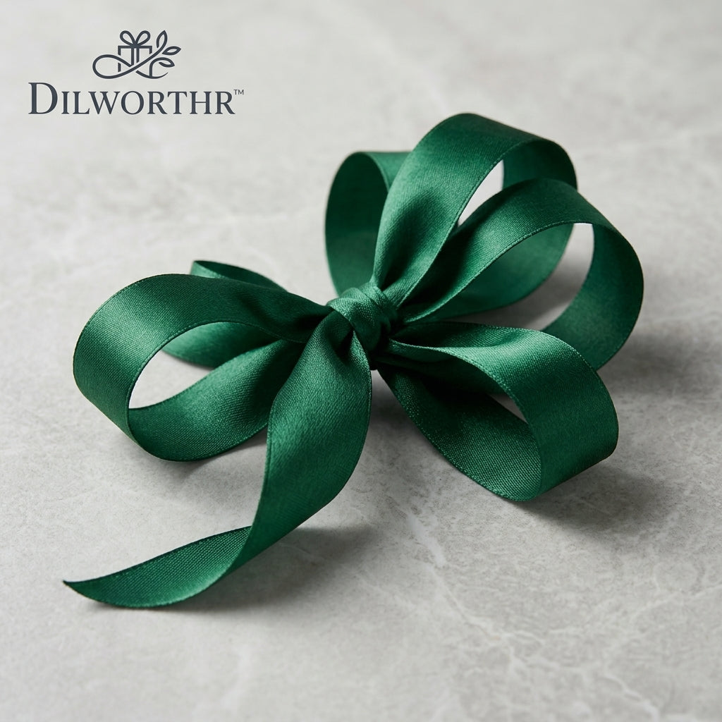 Dilworthr™ Emerald Satin Gift Ribbon