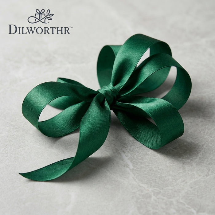 Dilworthr™ Emerald Satin Gift Ribbon